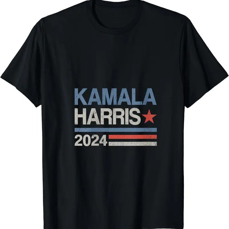 Womens Vintage Kamala Harris 2024 For President Election Campaign T-Shirt Hoodie, Sweatshirt | PrintMintTees.com