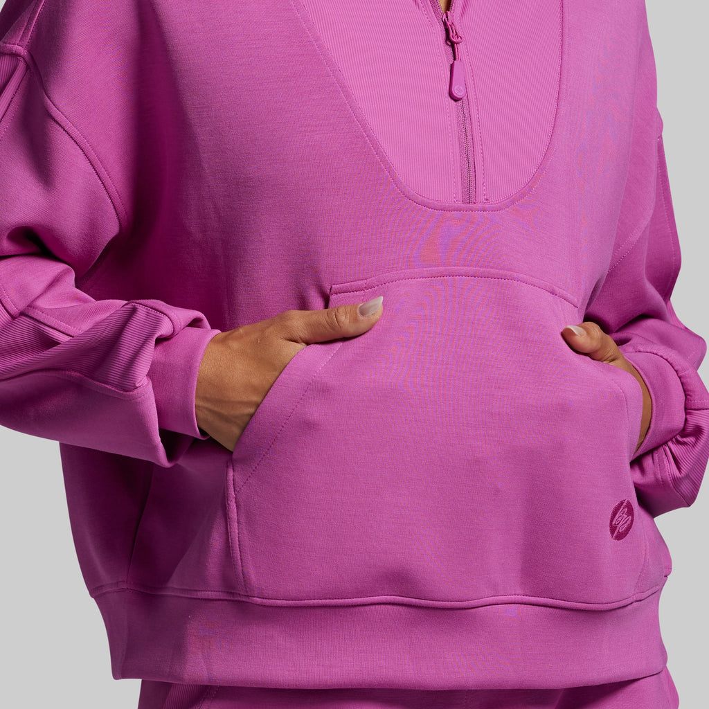 Lounge Lux Quarter Zip Pullover (Viola)