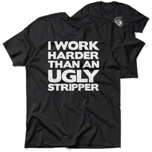 Work Harder - Safety Yellow T-Shirt, Adult Humor Shirt, Funny Shirt, Dark Humor Shirt, For Gift. Cotton Crewneck Hoodie...