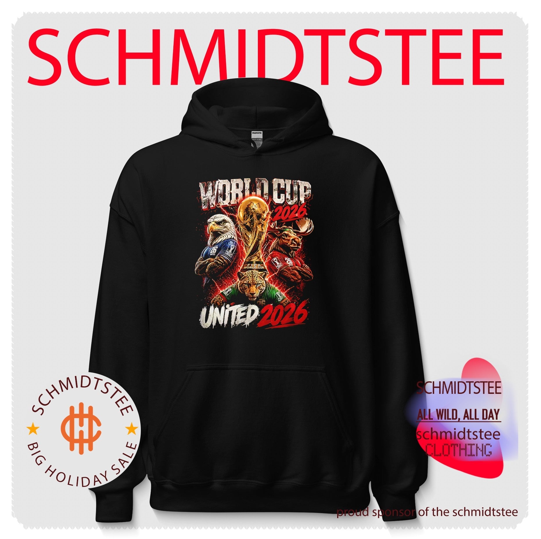 World Cup 2026 American eagle Canadian moose Mexican jaguar United 2026 shirt