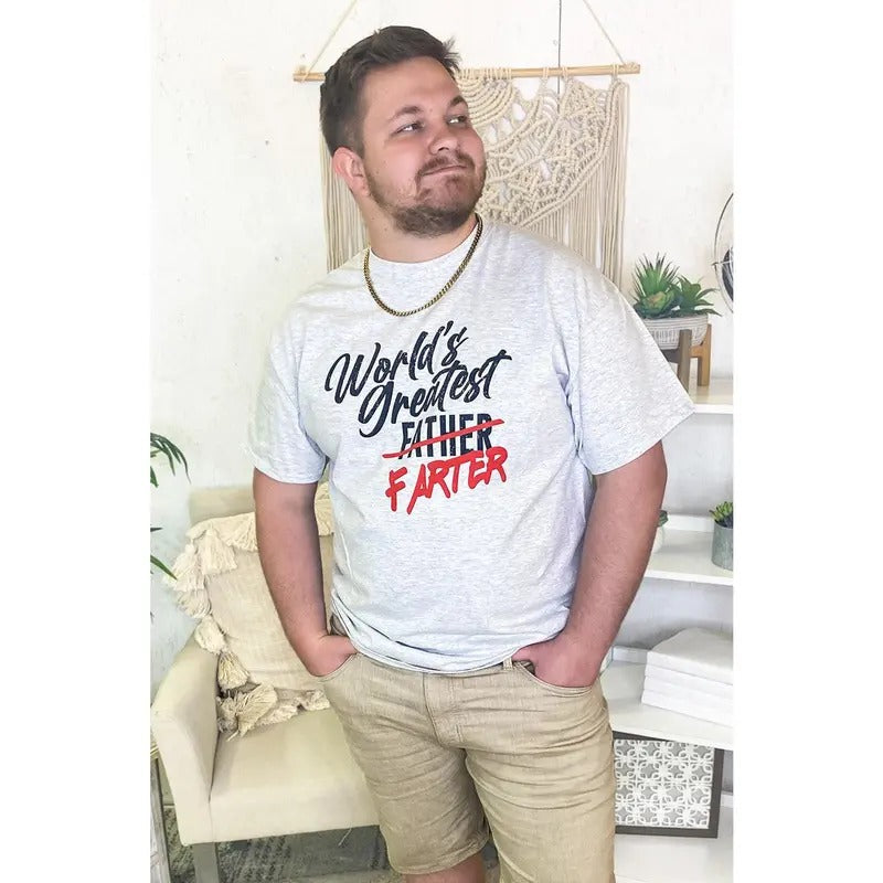 World's Greatest Father Farter T-Shirt Hoodie Sweatshirt | PrintMintTees.com