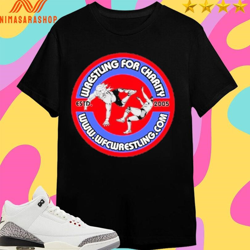 Wrestling For Charity Estd 2005 Logo Shirts