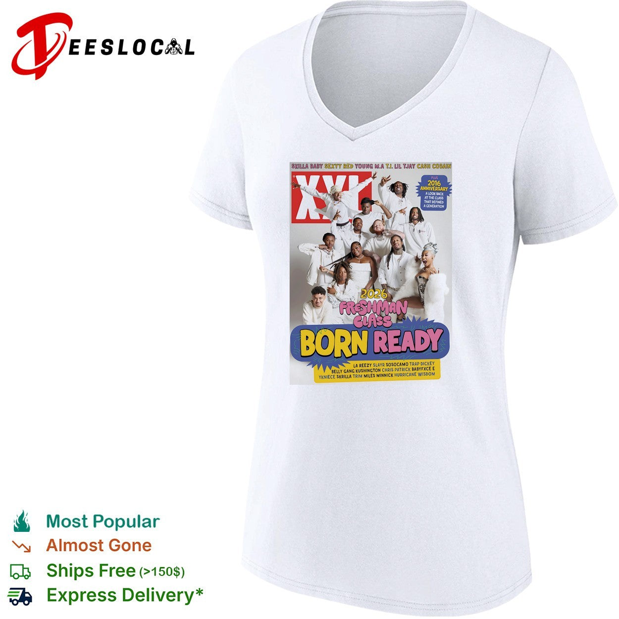 XXL Magazine Freshman Class 2026 Tour shirt