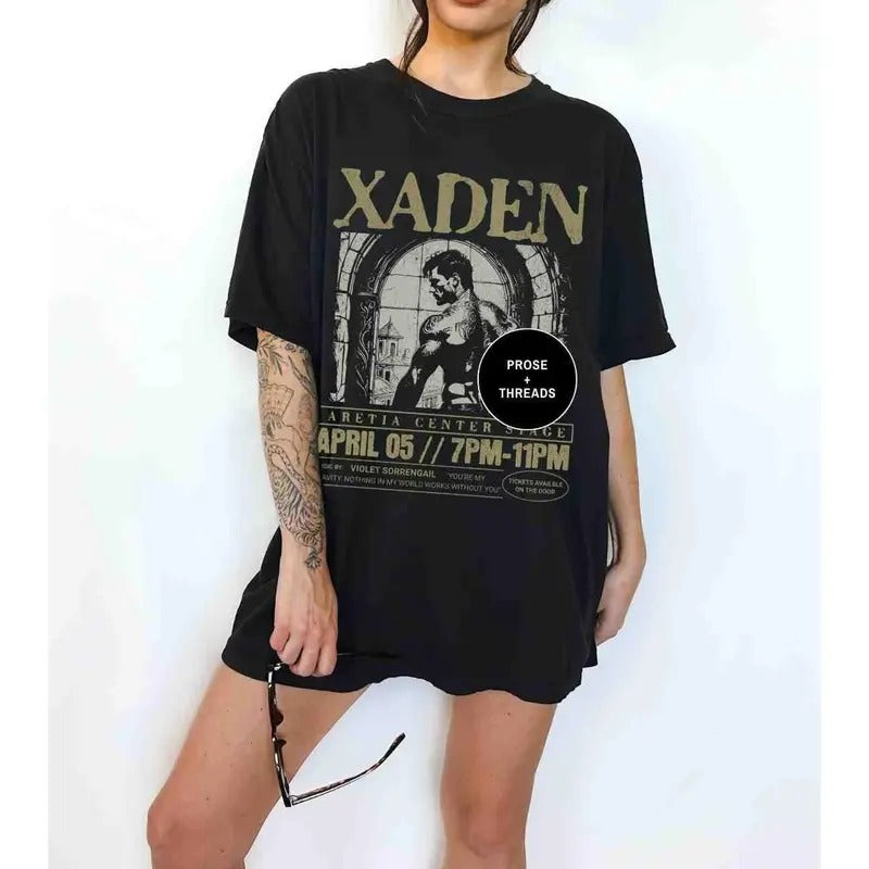 Xaden Riorson Fourth Wing Shirt Fourth Wing Iron Flame Booktok Bookstagram Violet Basgiath War College Booktok Shirt Bookish T-Shirts, Hoodie, Sweatshirt