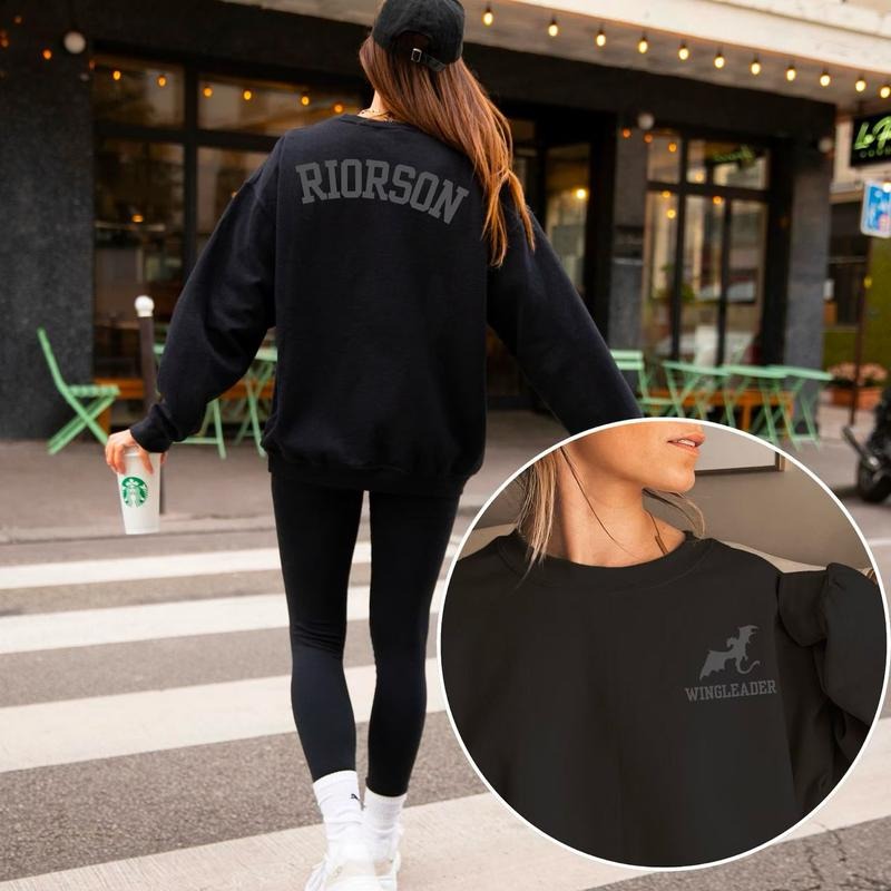 Xaden Riorson Wingleader Sweatshirt, Fourth Wing Shirt, Bookish Merch, Booktok Onyx Storm Reader Hoodie, Violence Shadow...