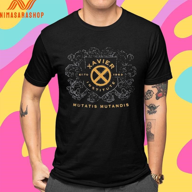 Xavier Institute Mutatis Mutandis Estd 1963 Shirts