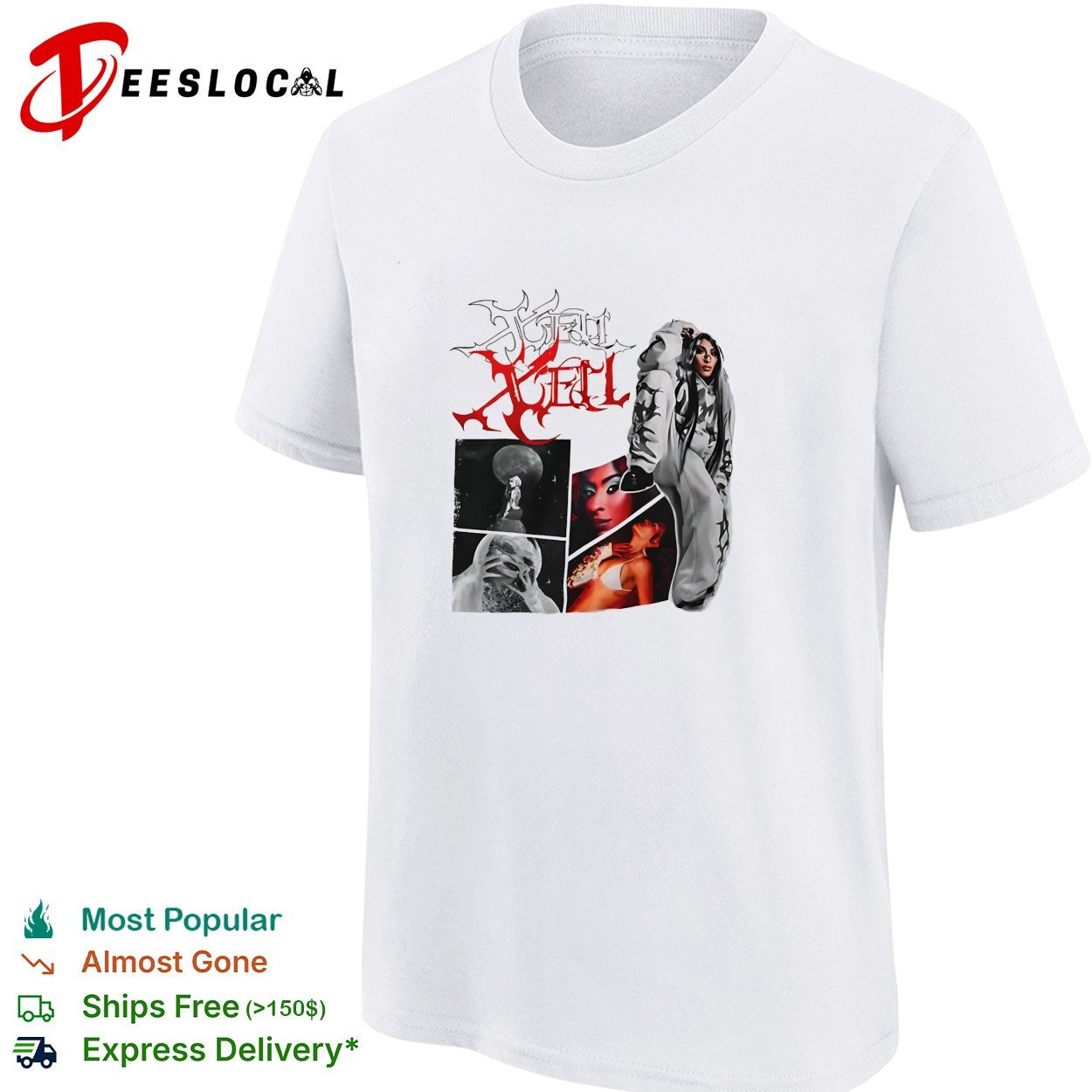 Xcel concert collage shirt