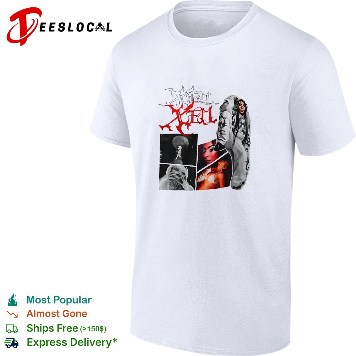 Xcel concert collage shirt