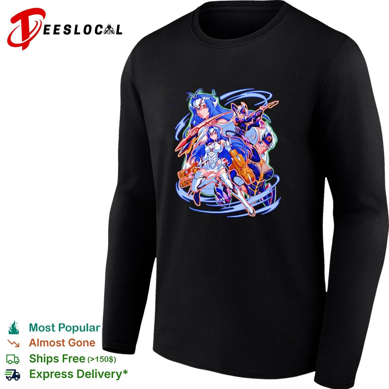 Xenosaga space robots collage graphic shirt