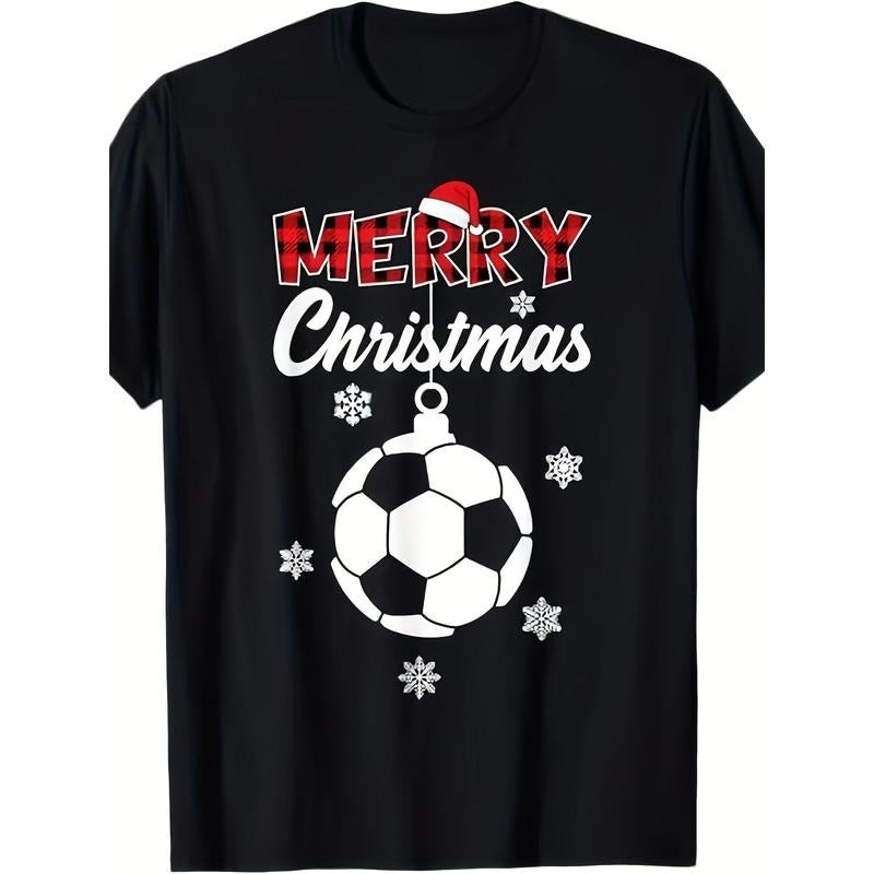 Xmas Soccer Merry Christmas T-Shirt made in usa Hoodie Sweatshirt | PrintMintTees.com