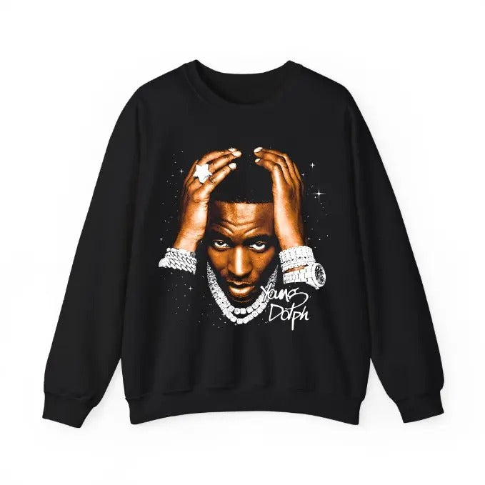YOUNG DOLPH SWEATSHIRT, Rare Rap Tee Tour Concert Hip Hop Sweatshirt Hoodie | PrintMintTees.com