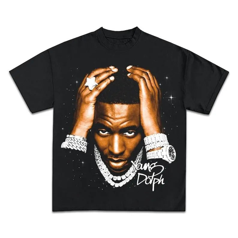 YOUNG DOLPH T-SHIRT, Rare Rap Tee Tour Concert Hip Hop Shirt Hoodie Sweatshirt | PrintMintTees.com