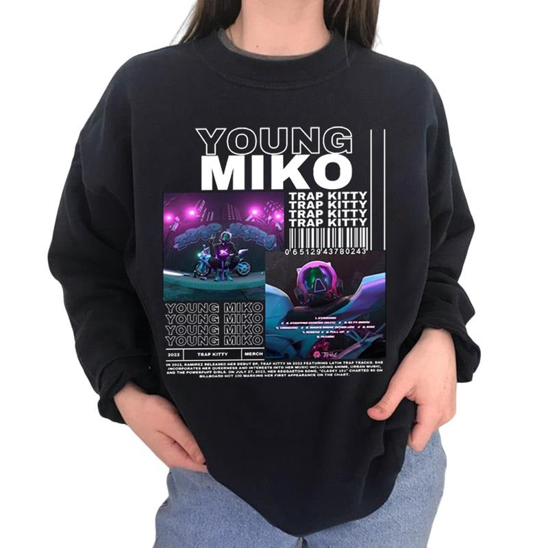 YOUNG MIKO Graphic T Shirt, Retro 90s YOUNG MIKO  Bootleg Tee Hoodie Sweater Sweatshirt | PrintMintTees.com