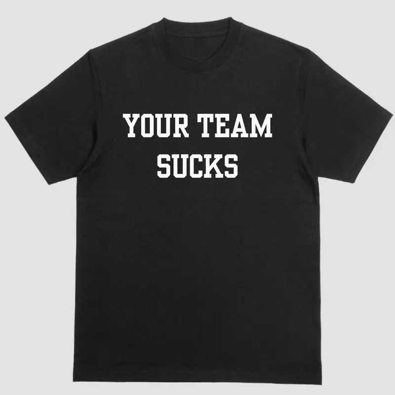 YOUR TEAM, Short sleeve shirt Hoodie Sweatshirt | PrintMintTees.com