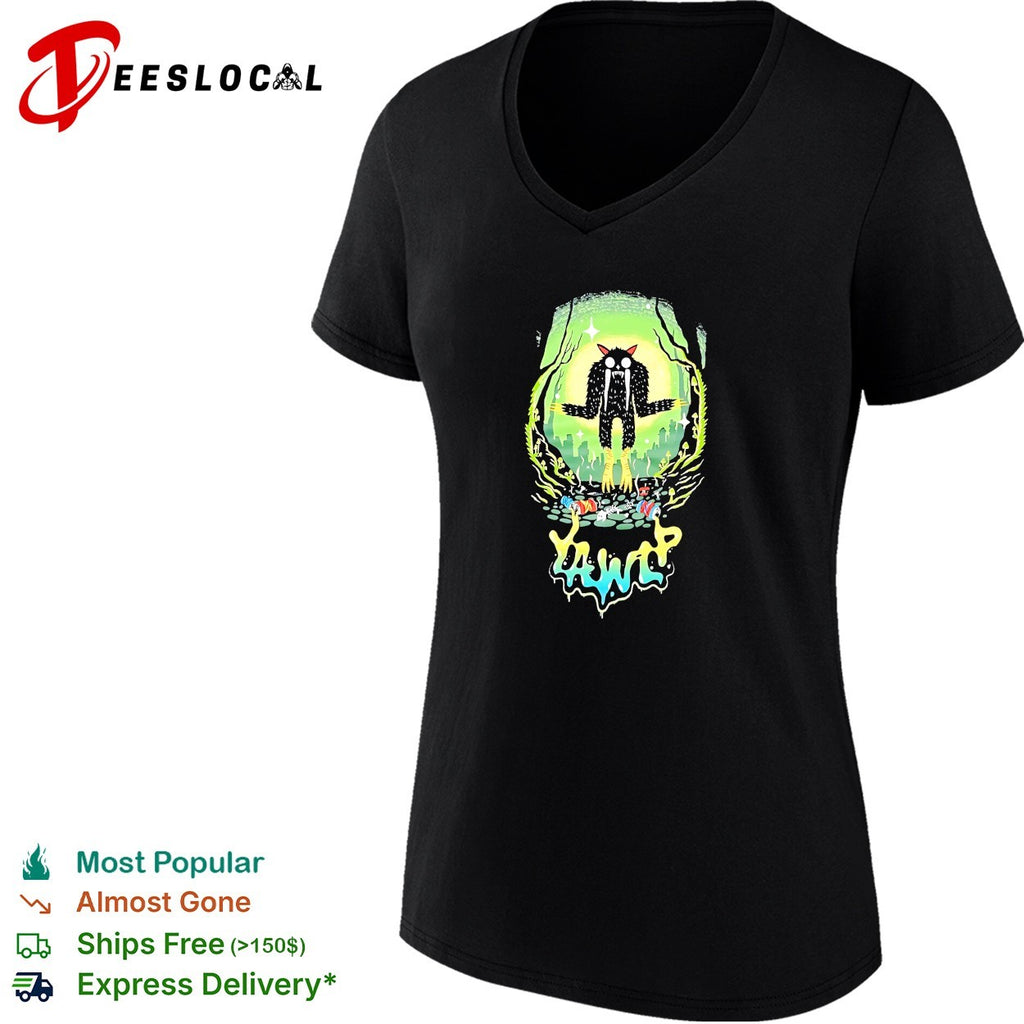 Yawp monster forest illustration shirt