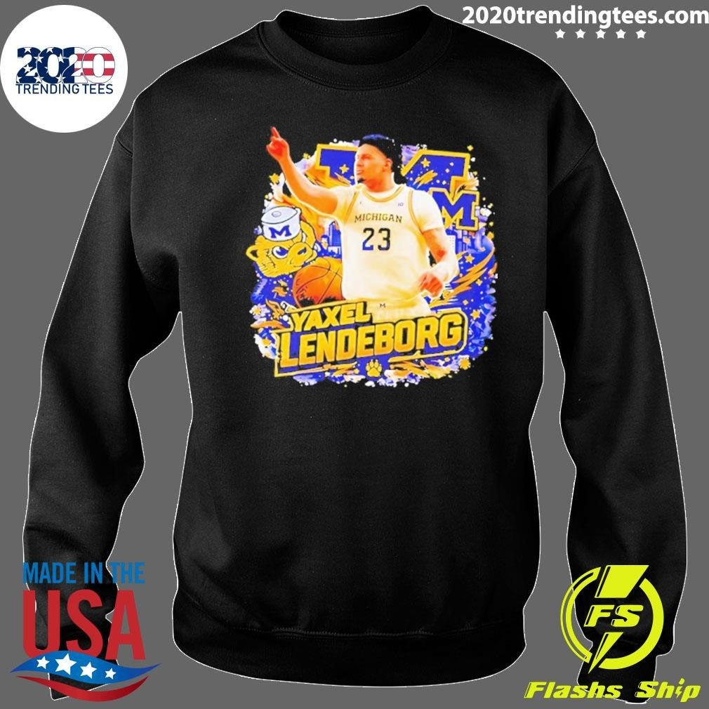 Yaxel Lendeborg Michigan Wolverines Basketball Vintage Shirt