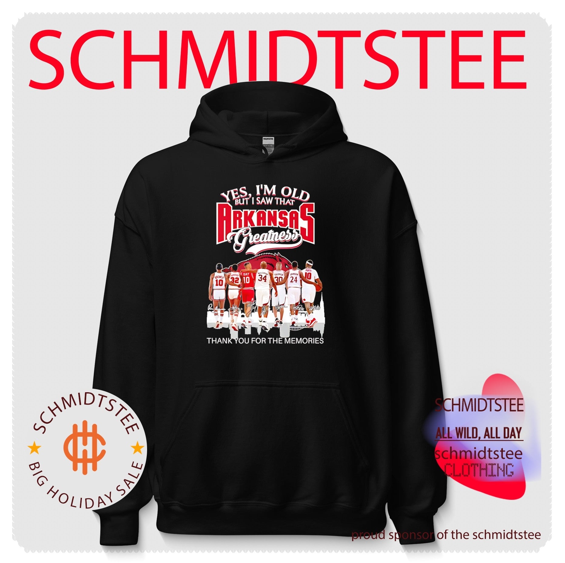Yes I’m old but I saw that Arkansas Razorbacks greatness thank you for the memories shirt