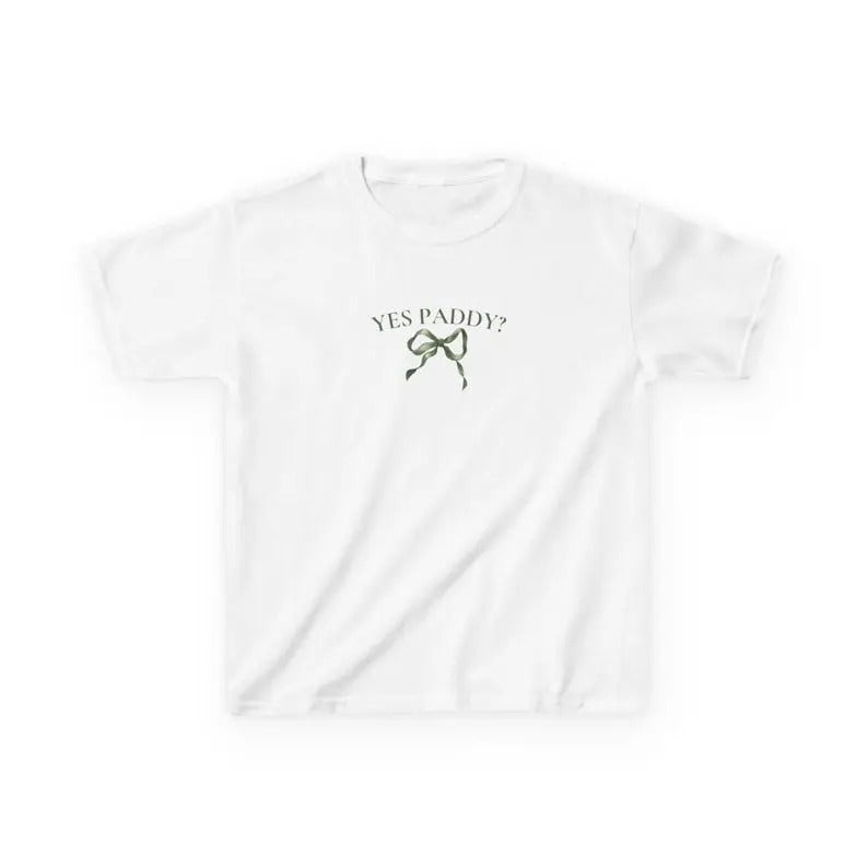 Yes Paddy St Patricks Day Tshirt, Y2K Coquette Aesthetic Bow Shirt, Cute 90s St Paddy Outfit Funny TShirt, Irish Women's...