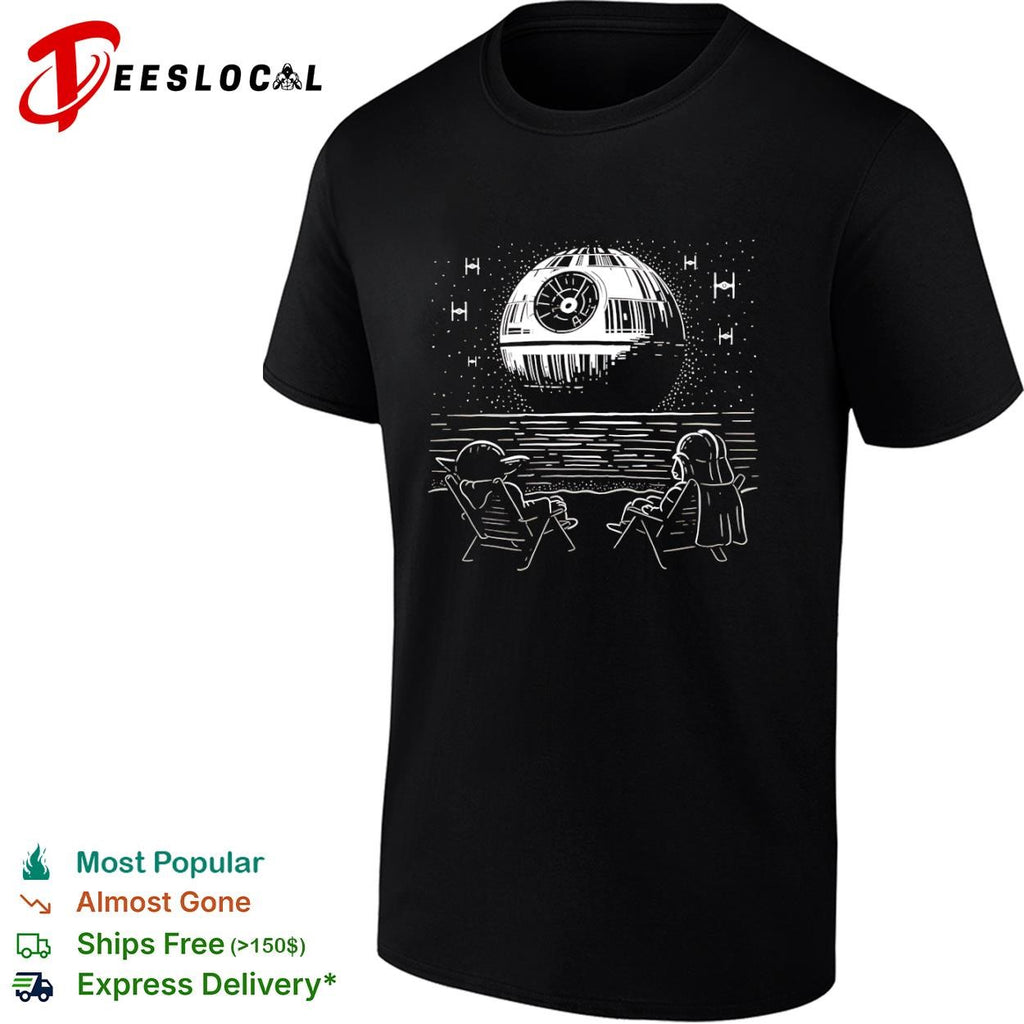Yoda and Vader at the beach shirt