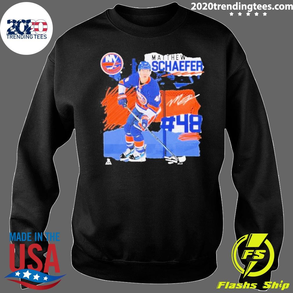 York Islanders Matthew Schaefer Fresh Ice Shirt
