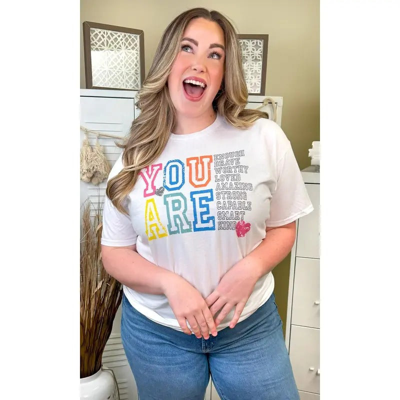 You Are Affirmations Graphic T-Shirt Hoodie Sweatshirt | PrintMintTees.com