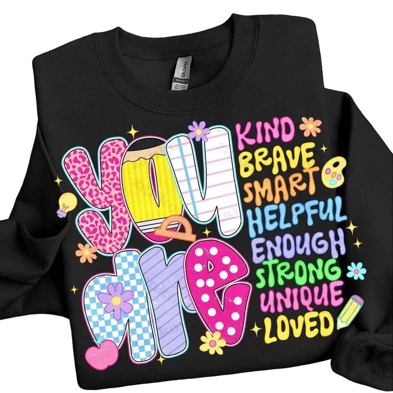 You Are Kind Sweatshirt, Teacher Life Tee, Teacher Appreciation, New Teacher Gift, Back To School, Teacher Aesthetic...