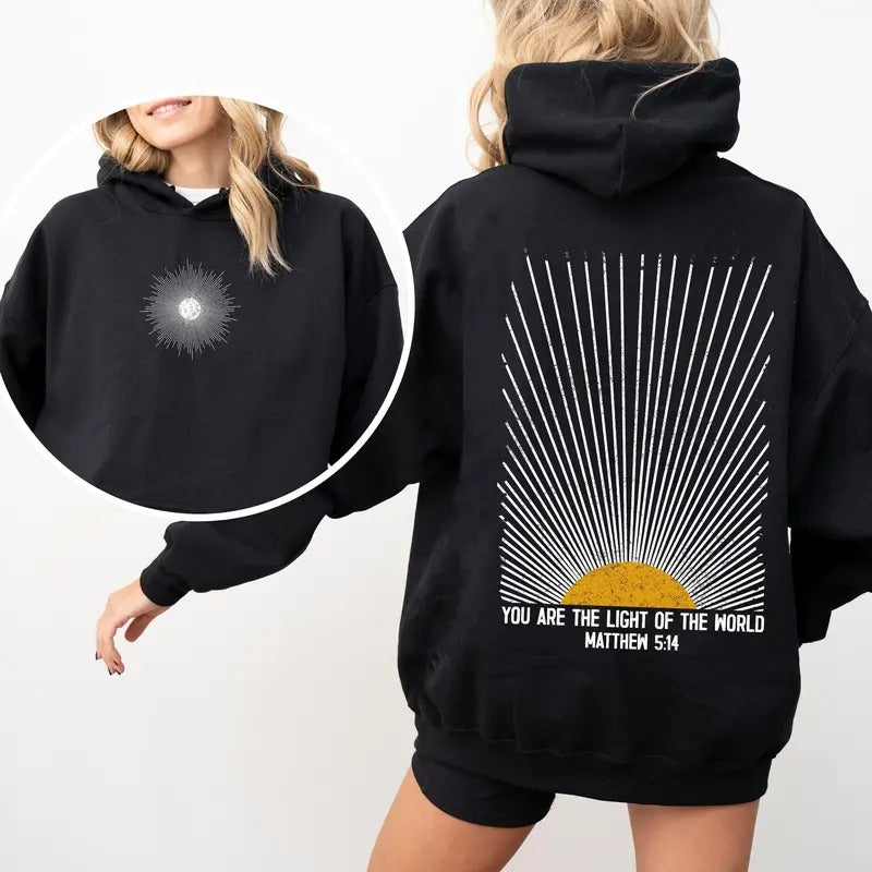 You Are Light World Faith Christian Bible Religious Hooded T-Shirts, Hoodie, Sweatshirt