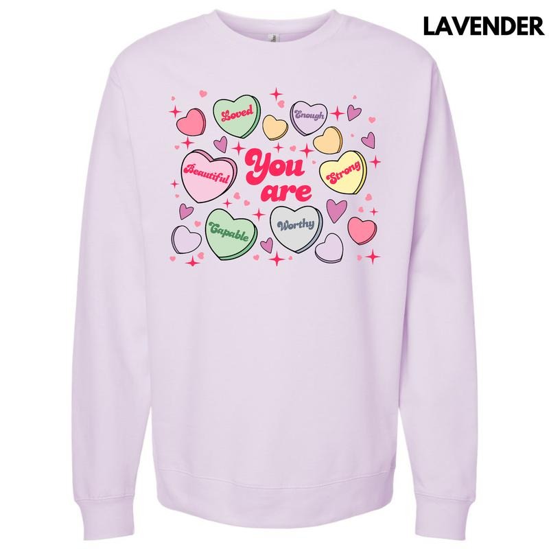 You Are Valentine Hearts Sweatshirt 'NLB' Shirt Hoodie | PrintMintTees.com