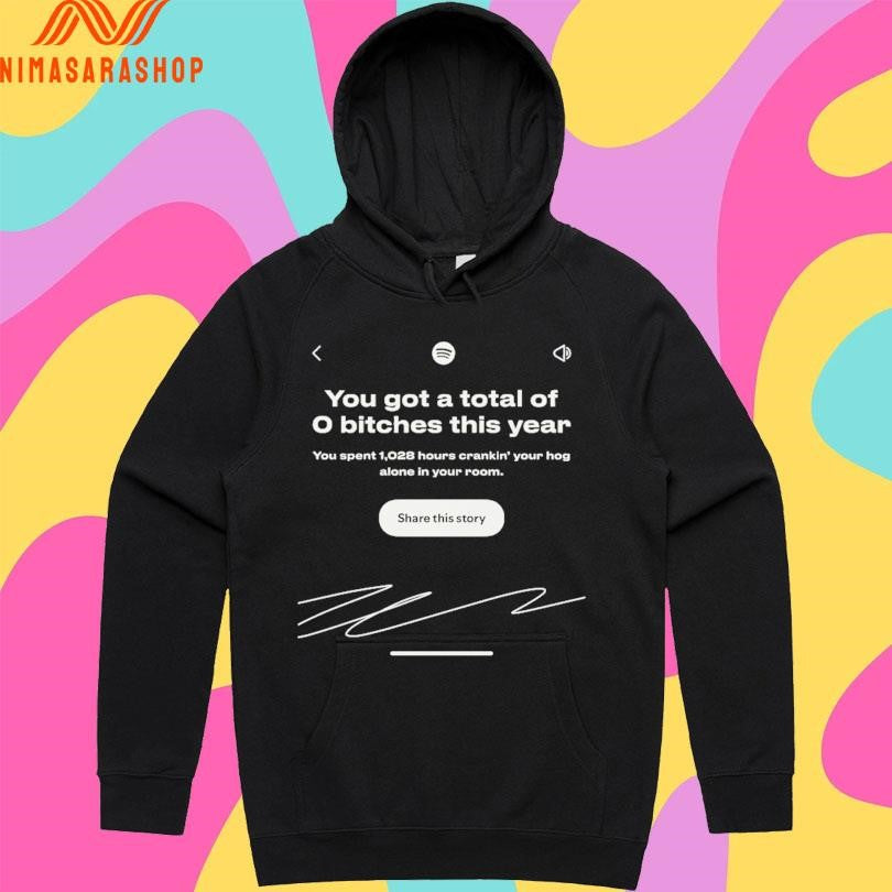 You Got A Total Of O Bitches This Year You Spent 1,028 Hours Crankin’ Your Hog Alone In Your Room Share This Story Shirts