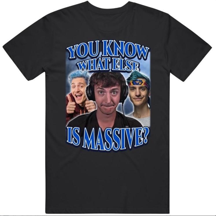 You Know What Else Is Massive Ninja Low Taper Fade Meme Funny Joke Gift T Shirt Cotton Fabric Hoodie Sweatshirt