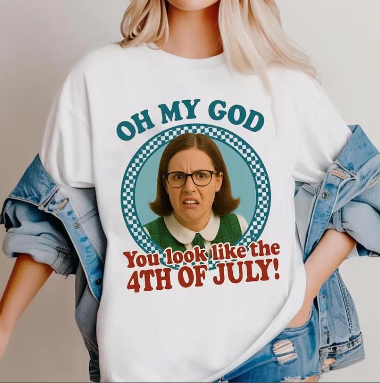 You Look Like the 4th of July Tee, Funny Fourth of July Shirt Png, 4th Of July Movie Meme png, Patriotic Sublimation...