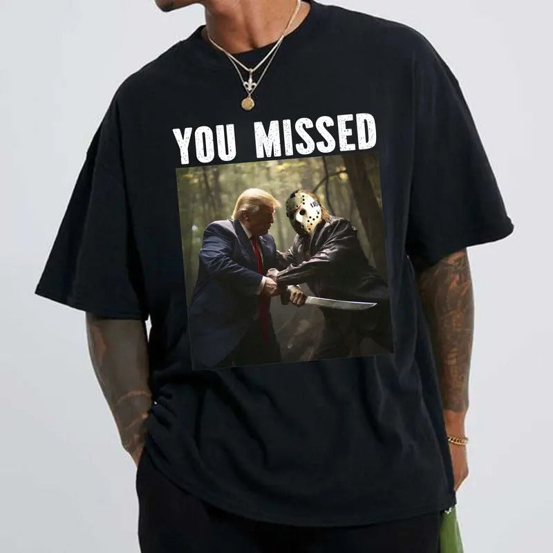 You Missed American Gangster New Version MAGA TShirt, Thug Life TruumPP Shirt, TruUmMp Maga shirt,TruumPP 2024 Tee,...