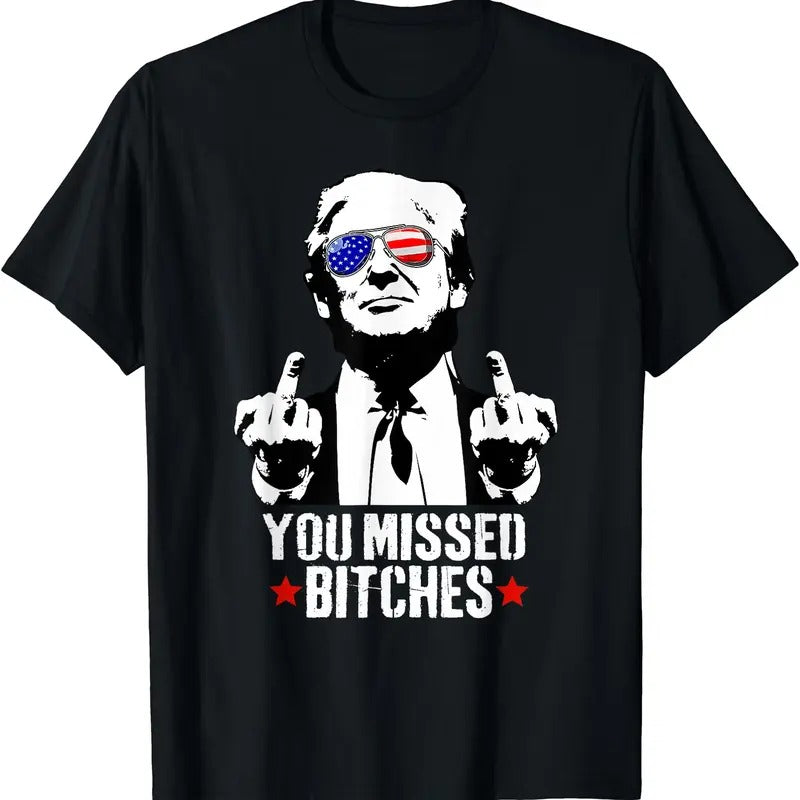 You Missed Shirt, You Missed Trump 2024 T-Shirt Hoodie, Sweatshirt | PrintMintTees.com