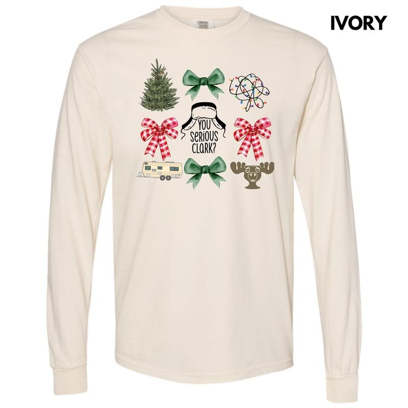 You Serious Clark Collage Long Sleeve Comfort Colors T-Shirt 'NLB' Hoodie Sweatshirt | PrintMintTees.com