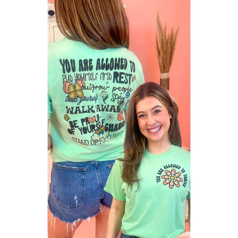 You are Allowed Graphic Shirt Hoodie Sweatshirt | PrintMintTees.com