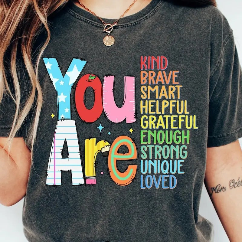 You are kind Shirt,Back to school Shirt,Back to school Tee,Teacher Shirt,Teacher appreciation Tee,Retro Teacher...