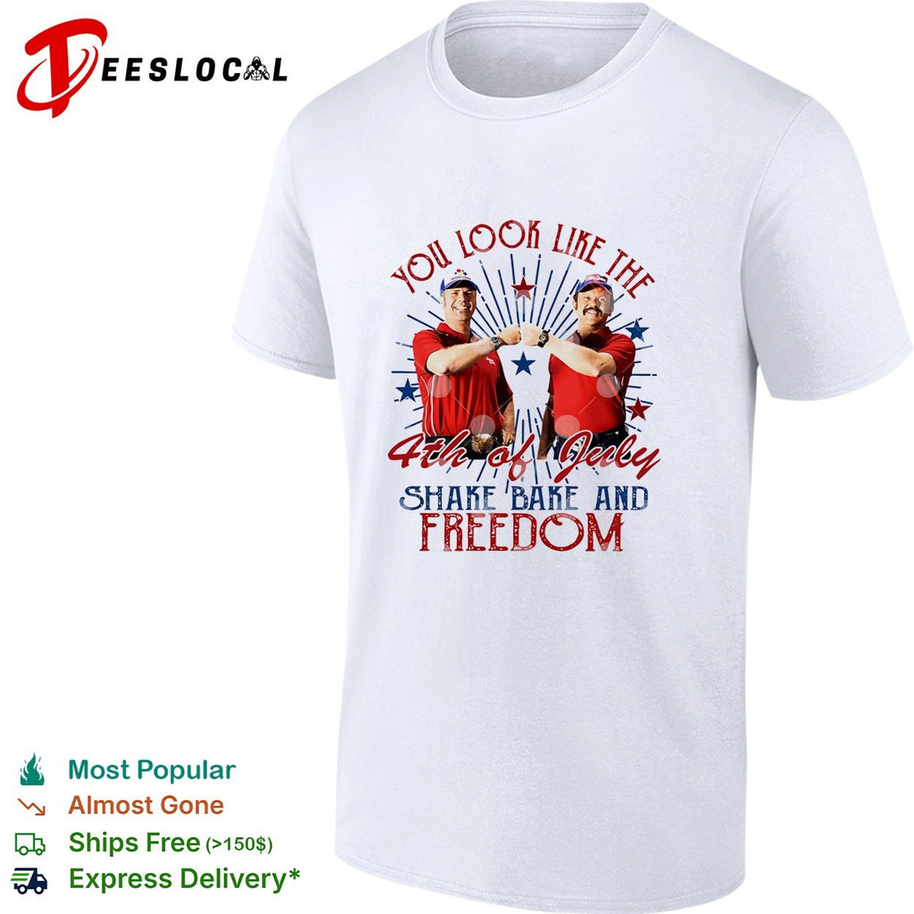 You look like the 4th of July shake bake and freedom shirt