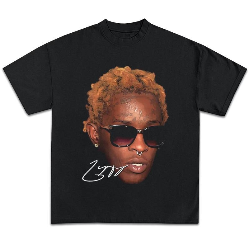 Young Thug Graphic Tee Shirt Big Face Jumbo Vintage Rapper Hip Hop Concert Merch Men Women Streetwearstyle{n002}2 Hoodie...