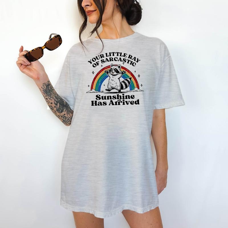 Your Little Ray of Sunshine - Print is Sublimation, Unisex T-Shirt, Funny Tee,Gift Idea, Relaxed Fit, All Seasons, Fun...
