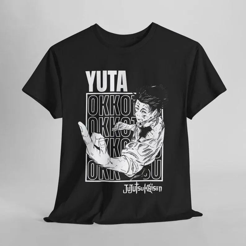 Yuta Okkotsu Jujutsu Kaisen T-Shirt Vintage Streetwear Premium Quality Apparel Featuring Your Favorite Characters Perfect...