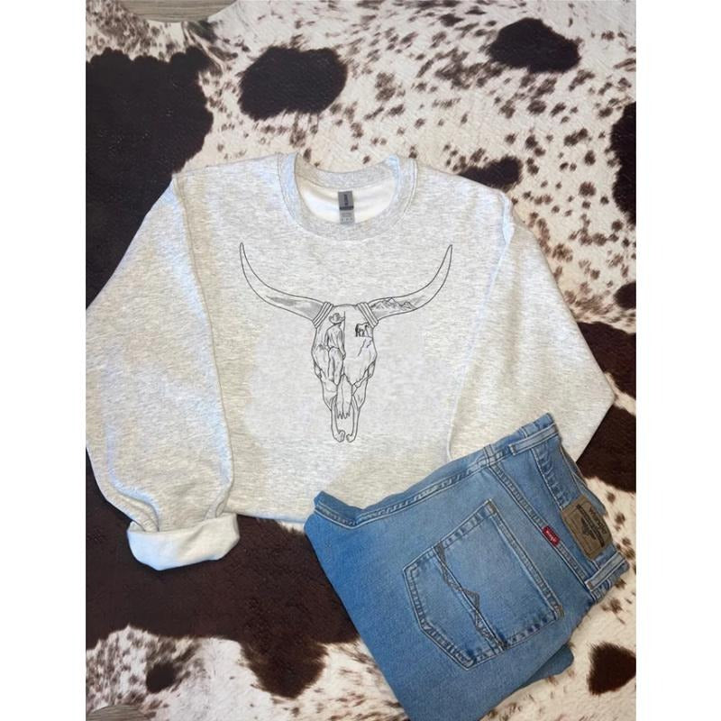 ZB Crew sweatshirt, Western clothing Sweatshirt, Country shirt, western tops, western outfits women Hoodie