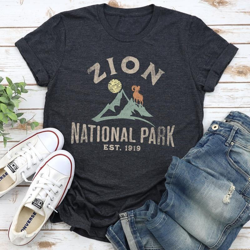Zion National Park T-Shirt Hoodie Sweatshirt | PrintMintTees.com