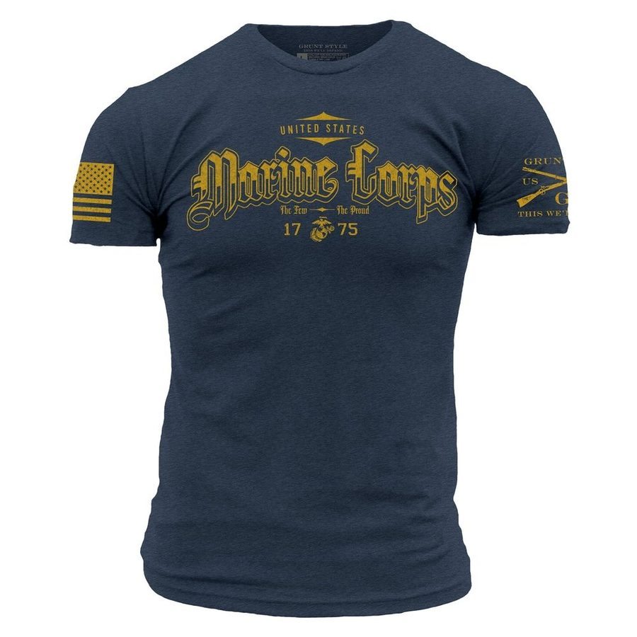 USMC - The Few. The Proud T-Shirt - Navy