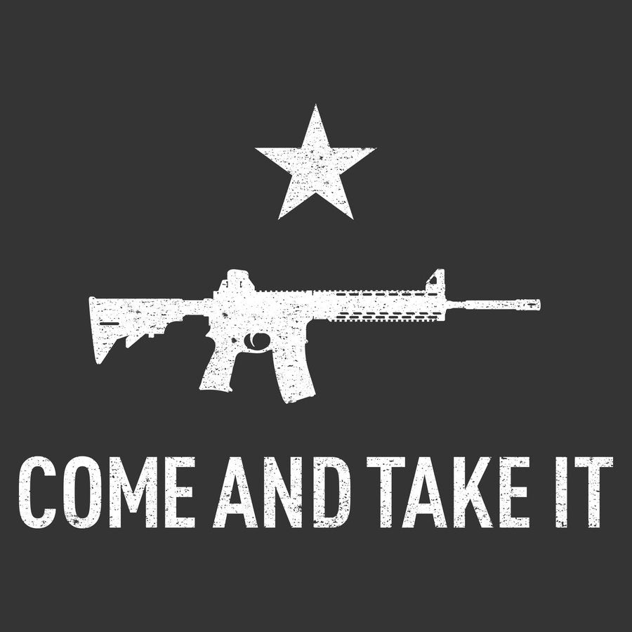 Come And Take It T-Shirt - Charcoal