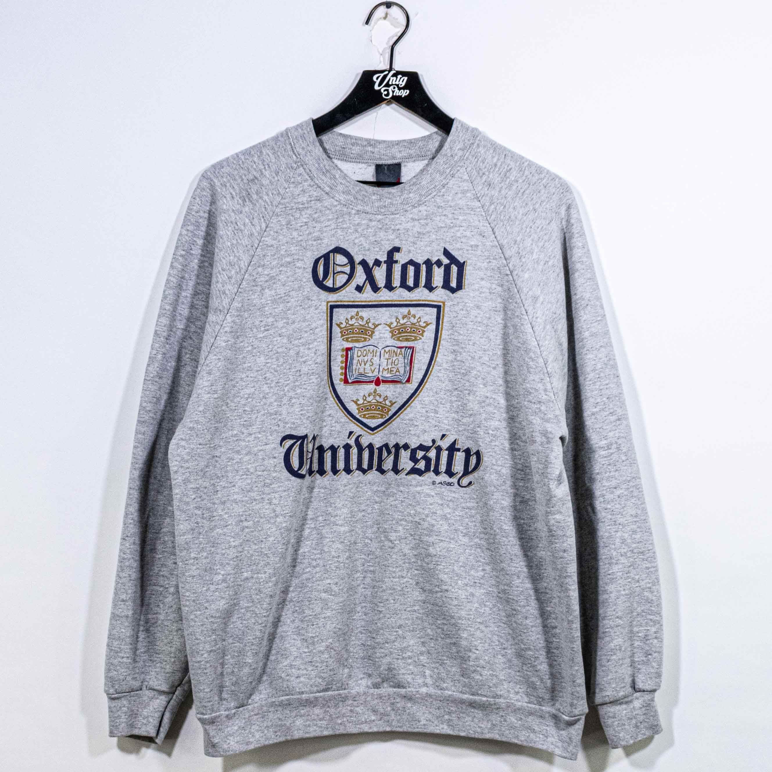 Vintage Vtg Oxford University Sweatshirt Graphic Crewneck College Shirt Hoodie | PrintMintTees.com