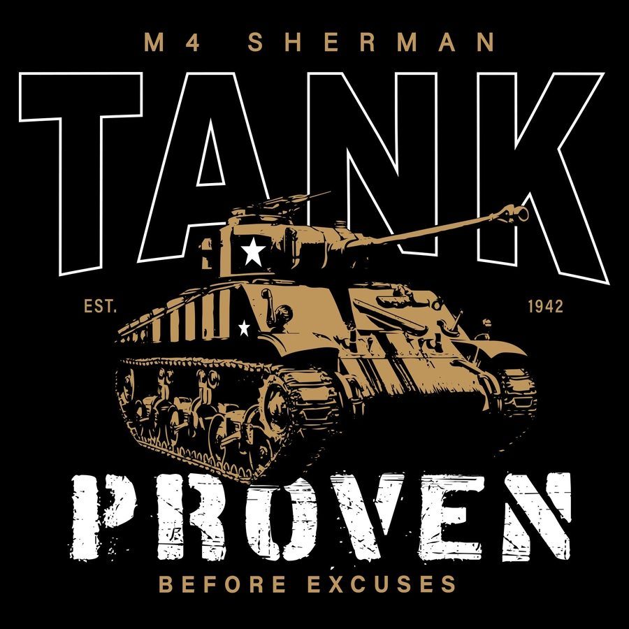 Tank Proven T-Shirt - Black