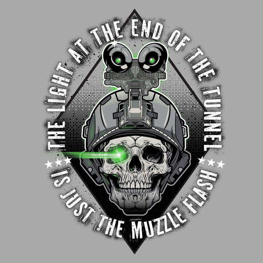 No Quarter T-Shirt - Dark Heather Gray