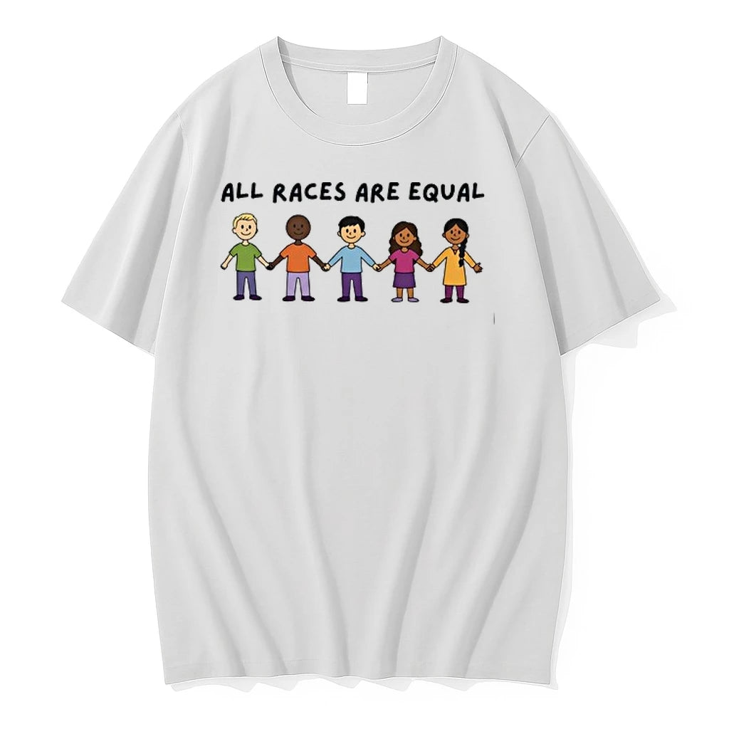 All Races Are Equal Cartoon 0 Tshirts Sweater