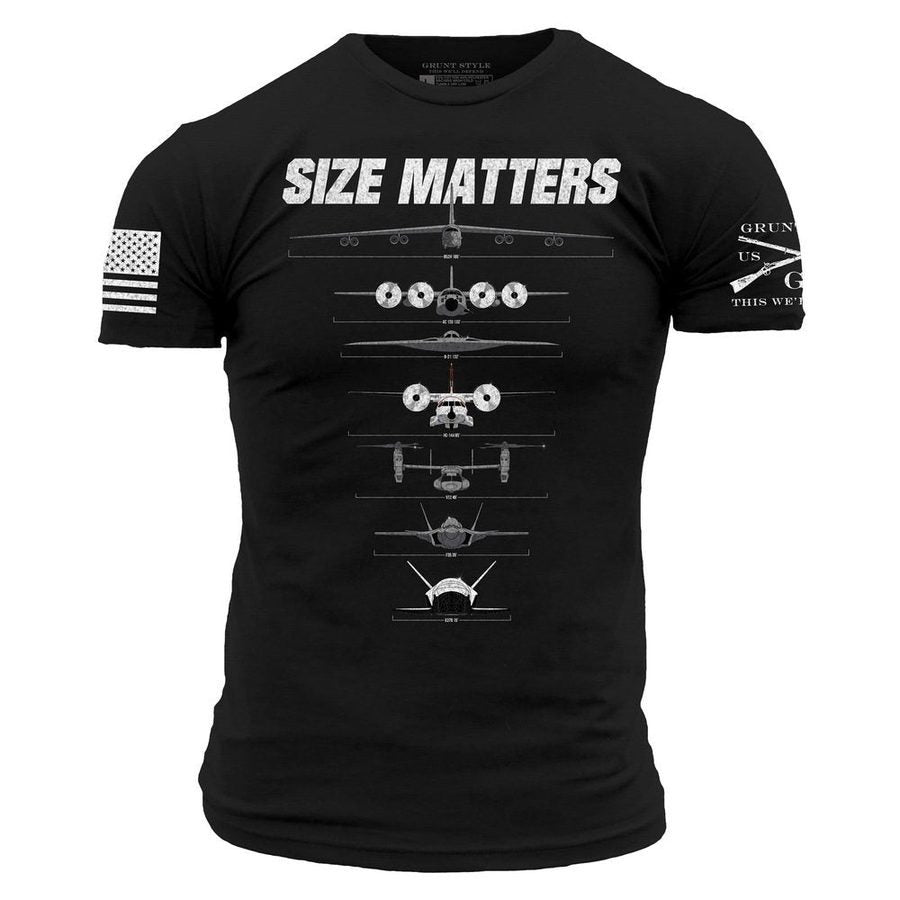 Cockpit Size Matters T-Shirt - Black