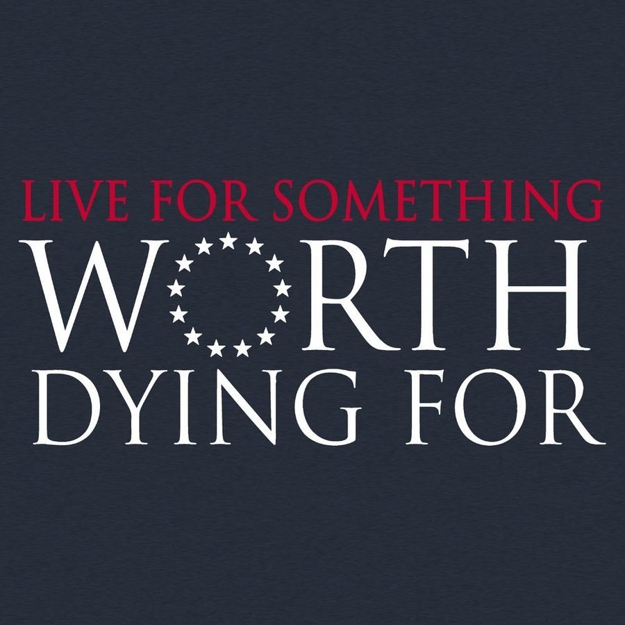 CFP Men's Live For Something Tee - Midnight Navy